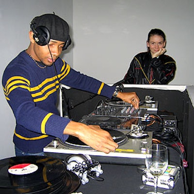DJ Spooky spun an eclectic mix of hip-hop and dance music.