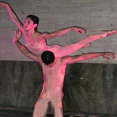 Dancers performed a routine at the Alfred I. Dupont building during Ballet Gamonet's first public ballet performance.