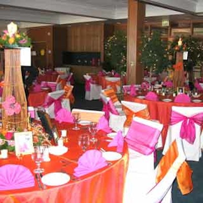 Decor, linens and party rentals transformed the Coral Reef Yacht Club's main banquet hall for Baptist Hospital's benefit and awareness dinner.