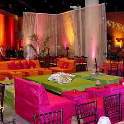 The V.I.P. lounge area of the Ft. Lauderdale Taste of the Nation benefit at the Broward County Convention Center offered exclusivity and style to special guests.