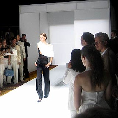 Models wore various Astrale pieces during a runway fashion show.