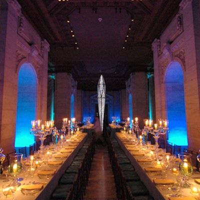 For the Council of Fashion Designers of America's annual awards, KCD gave the New York Public Library a dramatic, foreboding look.