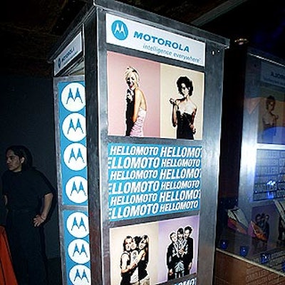 Event designer Avi Adler invented structures for event sponsor Motorola dubbed 'Moto Pods'—retro phone booths refitted with soundproofing and Motorola phones where guests could serenely make calls.