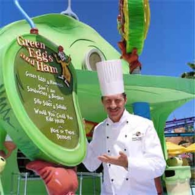 Chef Steven Jayson of Universal Parks and Resorts in Orlando has created many over-the-top menus.
