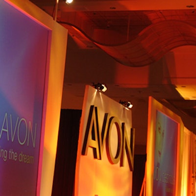 Rostrum's crisp and simple stage set used large projections to create a mood.
