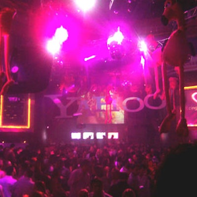 Mansion glowed more brightly than usual at the Paris Hilton party the night before the MTV Video Music Awards.