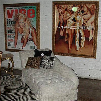 Lil' Kim's record release party at the Puck Building was decorated with furniture rented from Props For Today.