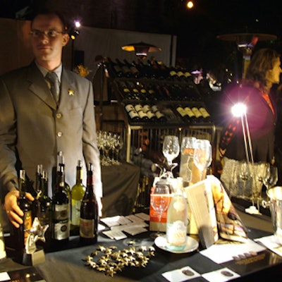 Sponsors like Starwine poured selections for guests to taste.