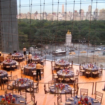 The dinner was held in the Allen Room at Jazz at Lincoln Center.