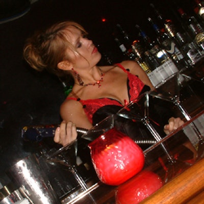 Bartenders used Effen Vodka to create cosmopolitans.
