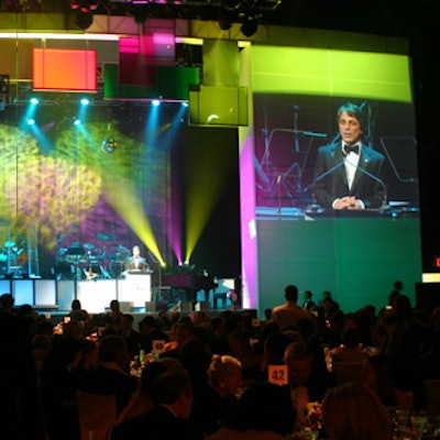 Tony Danza served as the M.C. on a stage by J. Ben Bourgeois Productions during the dinner portion of the evening. (Photo: Jeff Thomas/ImageCapture)