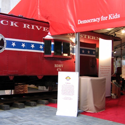 Exhibits included campaign and election artifacts and memorabilia from 1776 to the present. (Photo: Dan Hallman for BiZBash)