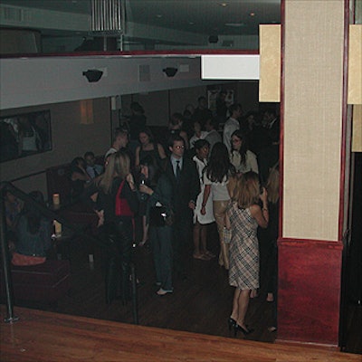 The view from the mezzanine level into the main bar room at Light.