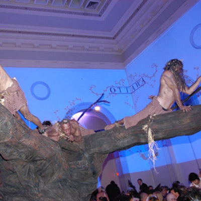 Goblins roamed around a large tree at the Art Gallery of Ontario's Shadow Ball held the night before Halloween to raise money for the gallery.