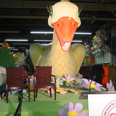 This year's 100th annual Santa Claus Parade in downtown Toronto will feature a reproduction of the Mother Goose float from the 1959 event. It was on display at the parade's media launch at Santa's Workshop.