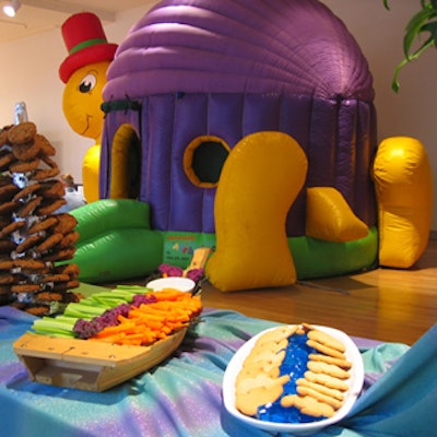 Algorithmics Incorporated family fun day incorporated an underwater theme with an amusement park feel inside the Royal Ontario Museum.