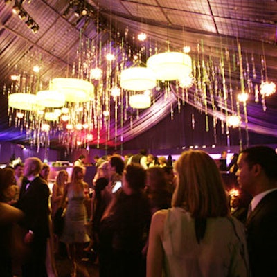 In Style magazine held its annual Golden Globe viewing dinner at the Beverly Hilton Palm Court in Beverly Hills, with event design by Thomas Ford.