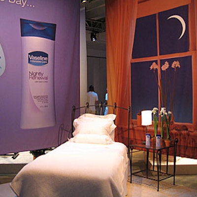 At the Vaseline Intensive Care relaunch event at Splashlight Studios, M Booth Associates created different vignettes to represent the various lotion formulas.