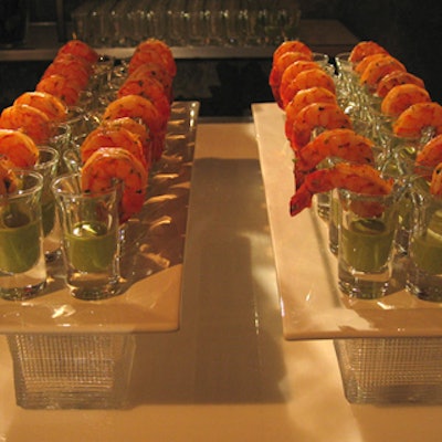 North 44 Caters' shrimp cocktail shooters pleased the palates of guests.