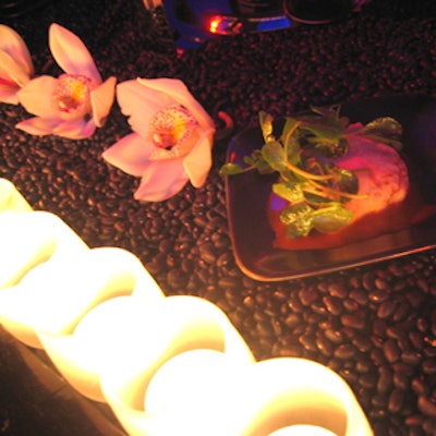 The Capitol Event Theatre was decorated with flowers and candles for its fifth anniversary party.