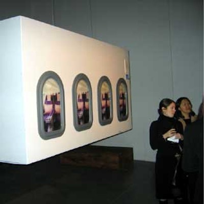 T&L’s Laura Aviva worked with Bernhard-Link Theatrical Productions to design an assortment of partitions that held photos or samples of the honored work.