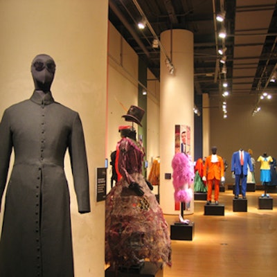 The exhibition '50 Designers, 50 Costumes,' donated by the Academy of Motion Picture Arts and Sciences, launched at a gala event at the Design Exchange. The collection included items from The Matrix Reloaded and Austin Powers: Goldmember.