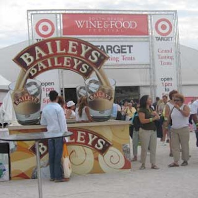 EventSource International helped Bailey's create an booth design to showcase its brand at the Verizon SuperPages Grand Tasting Village.