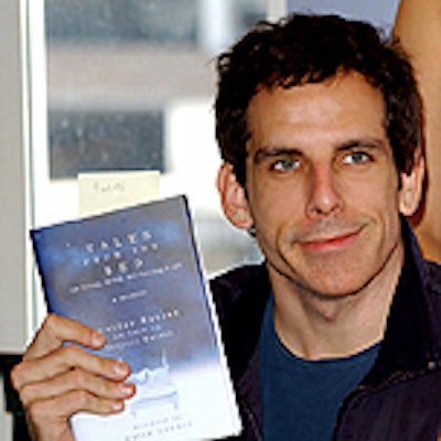 Ben Stiller—shown here at a reading and signing for Jenifer Estess' book, Tales From the Bed, in Los Angeles—will receive the first Project A.L.S. Jenifer Estess award on May 6 in New York.
