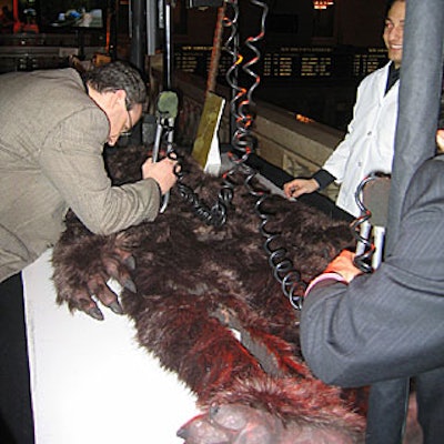 Guests could try a giant version of the Operation game in the shape of a yeti.