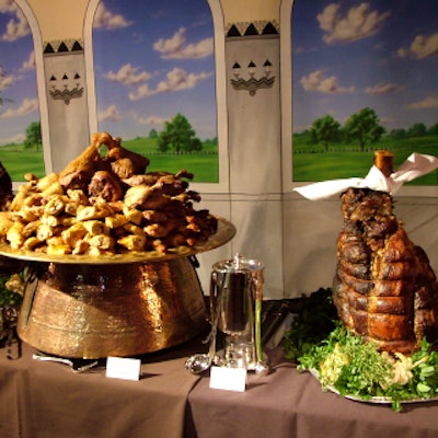 Canard Inc. based dinner on a medieval feast.