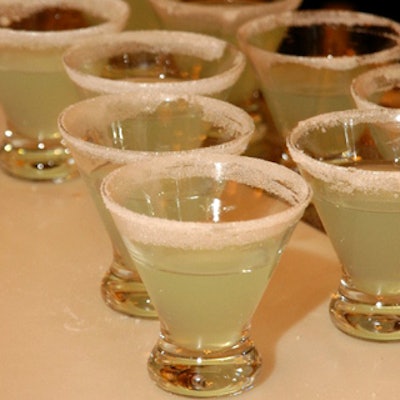 The highlighted beverage at the launch event was 'Van Gogh's Ear,' an absinthe-based cocktail.