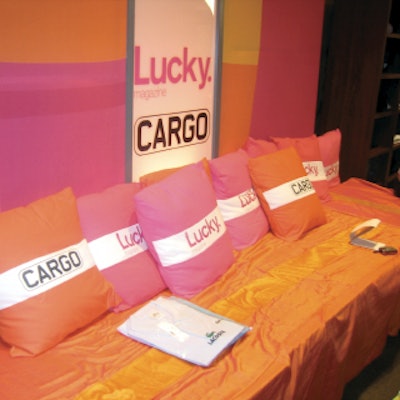 Lucky and Cargo magazines' Upfront Week hospitality suite, 2004