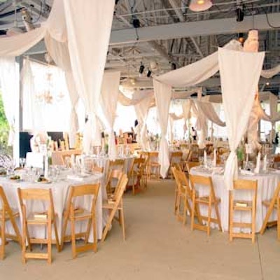 The open-air Saunder's Pavilion at the Lowry Park Zoo was outfitted to look and feel like a stylized, sophisticated African dining tent for the Karamu XVII fund-raiser.