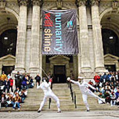 When the International Olympic Committee visited New York this past February, members of the 2004 Olympic fencing team performed a demonstration on the steps of the New York Public Library—just a sample of the many events that could come to the city if the 2012 Olympics are held here.