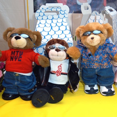 Build-A-Bear Workshop created unique celebrity bears to resemble M.C. Carson Daly, and honorees Vin Diesel and James Gandolfini.