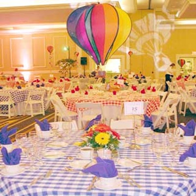 SHOWORKS created a whimsical environment for the All Children's Hospital V.I.P. auction and dinner at the Hilton St. Petersberg.