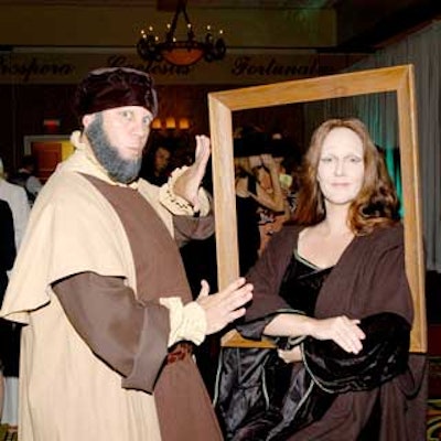 Leonardo da Vinci and Mona Lisa look-alikes mingled with guests at the Tampa Bay Area chapter of Meeting Professionals International's awards banquet and gala.