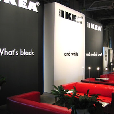 Ikea used the tagline 'What's black and white and read all over?' to promote its 2006 catalogue at a launch party at the Fermenting Cellar in the Distillery District.