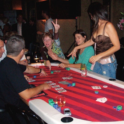 Thunderbird Knights supplied Texas Hold ’Em dealers and tables.