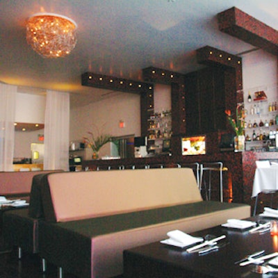 The chic new restaurant Crave offers what it calls a 'Mediterranean-infused sushi bar.'