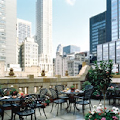 The 14th Floor, the space that sits atop the Library Hotel, is my favorite outdoor space in New York right now.