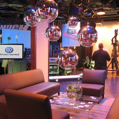 The MuchMusic greenroom was used as a reception area.