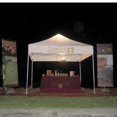 Dewar's 12 provided the open bar and a tent full of prizes.