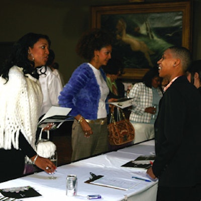 Susan Blond staffed the NBA Wives luncheon in February.