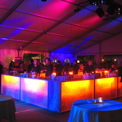 Yukon Events supplied the tent and bar, while Screamlab provided the lighting.