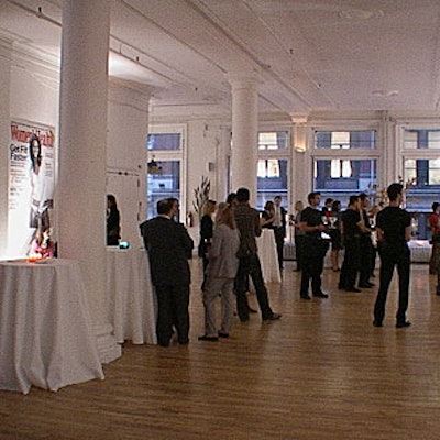 Large blowups of the magazine's cover decorated the walls.