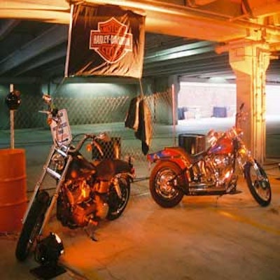 No biker event is complete without classic Harley-Davidsons.