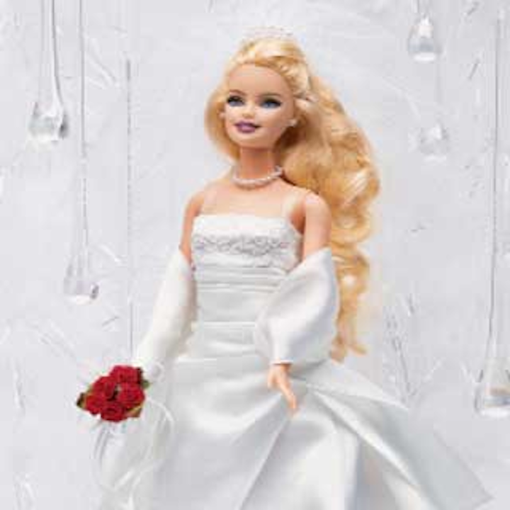 david's bridal romance barbie