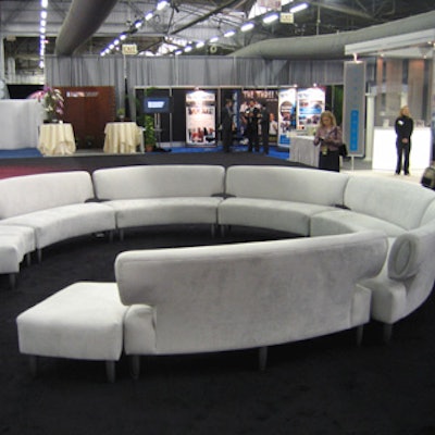 South Beach sofas from Cort Event Furnishings
