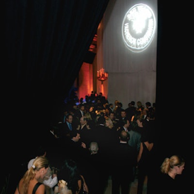 For the event’s big reveal, the curtains hiding the trusses rose to expose commemorative collection watches.